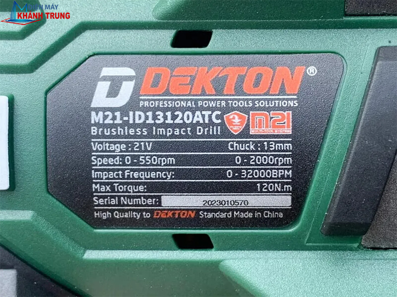 may khoan Pin Dekton M21-ID13120BL