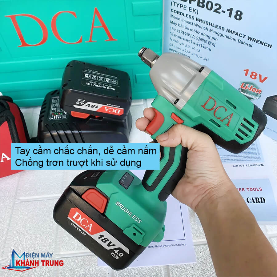 may khoan bulong Pin DCA ADPB02-18E 